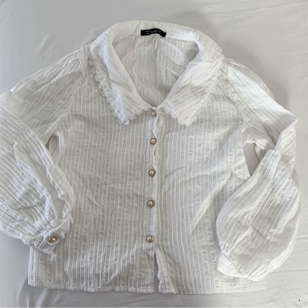 White button up